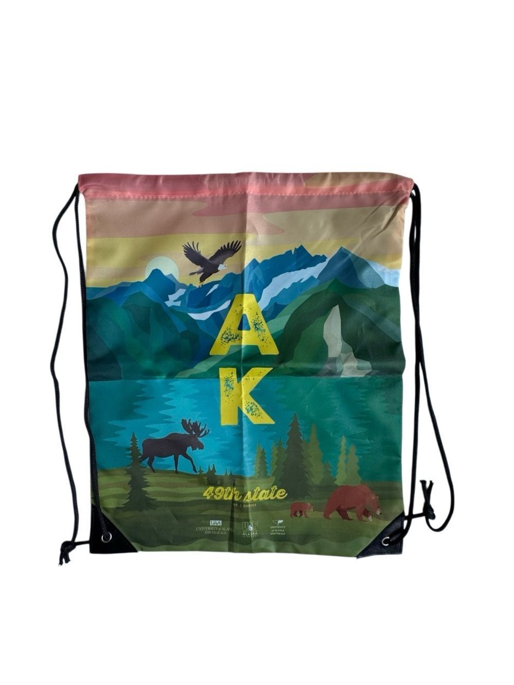 49th State Green Graphic Backpack - Unbranded